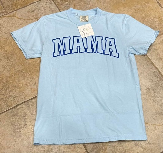 MAMA  Rainbow Puff Ink Color Comfort Shirts - IN STOCK