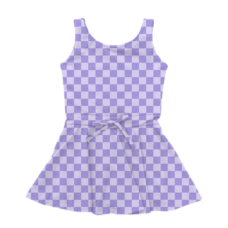 Retro Tiger Check Athletic Dress