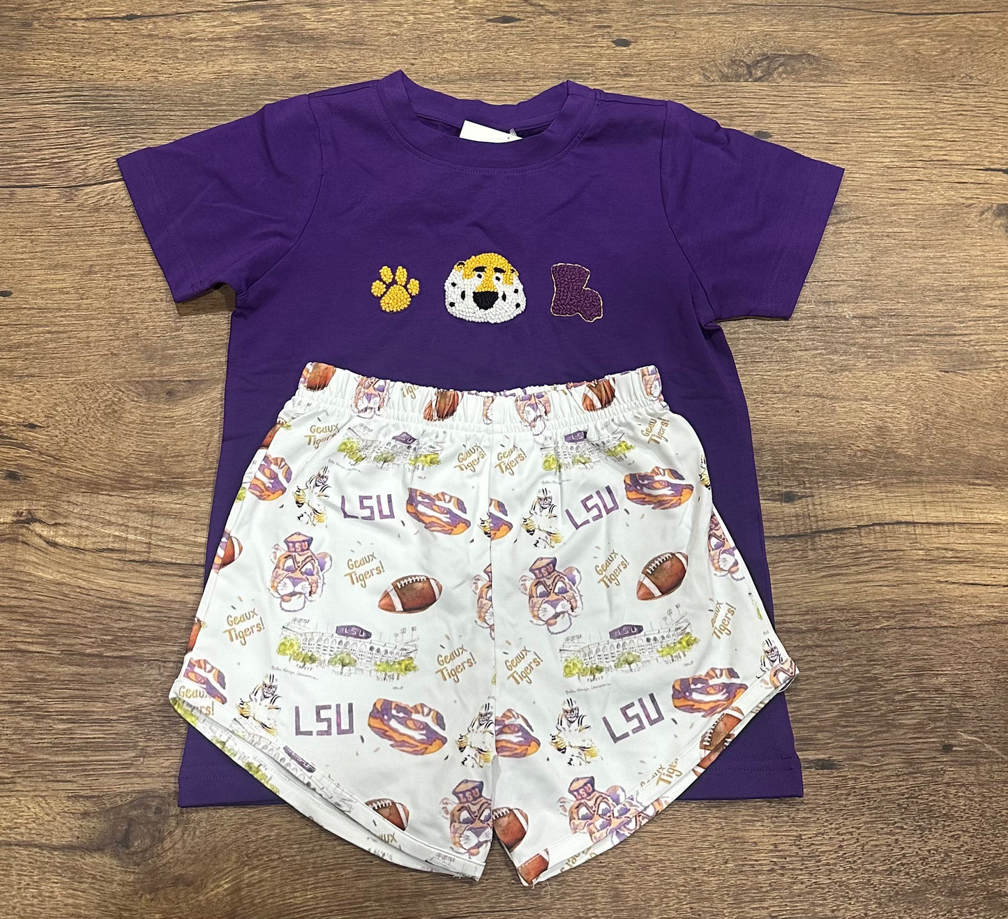 Purple & Gold Game Day French Knot Collection