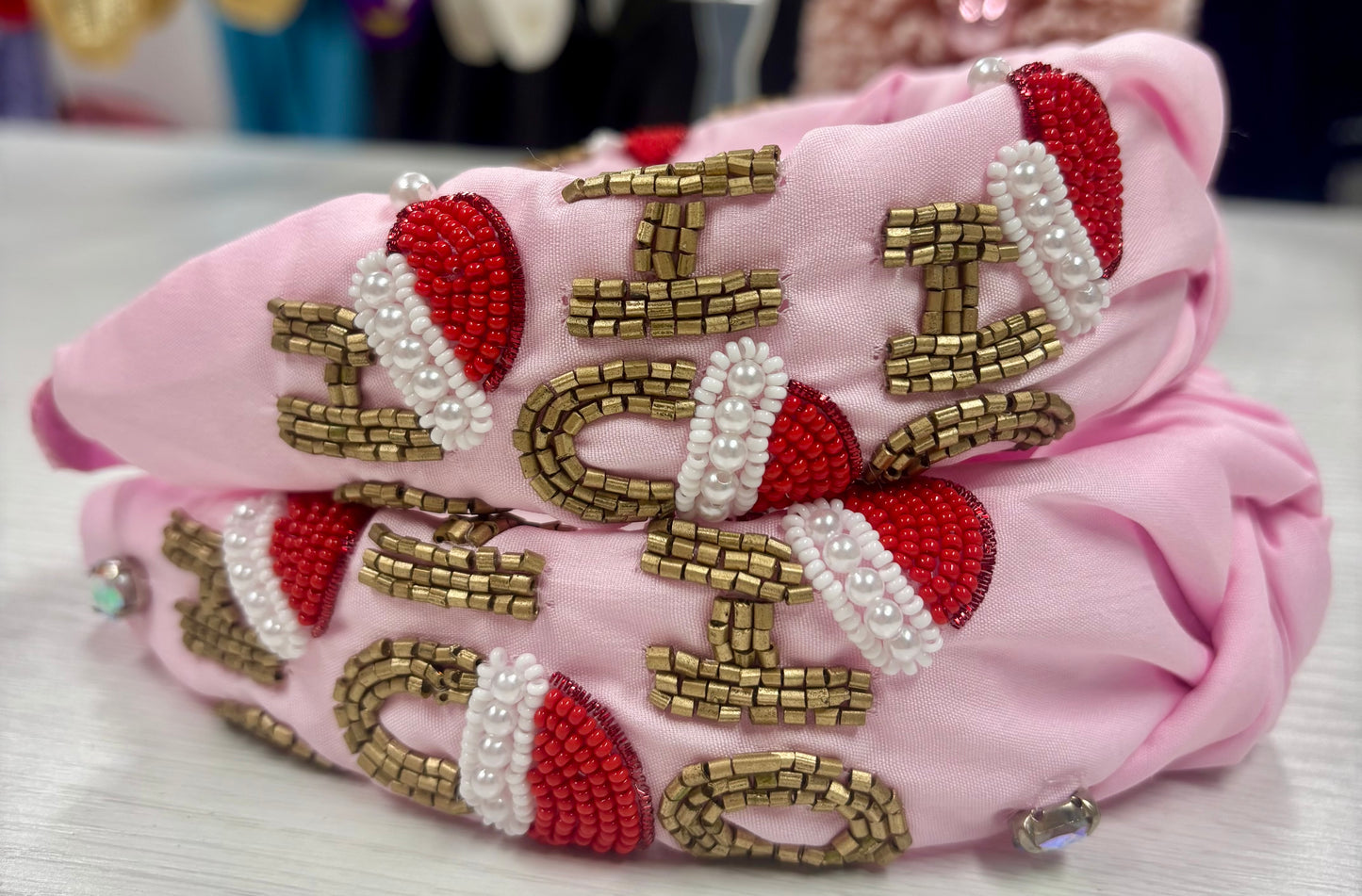 HoHoHo Beaded Headband