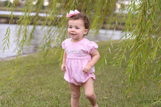 Mallard Embroidery Bubble- Pink