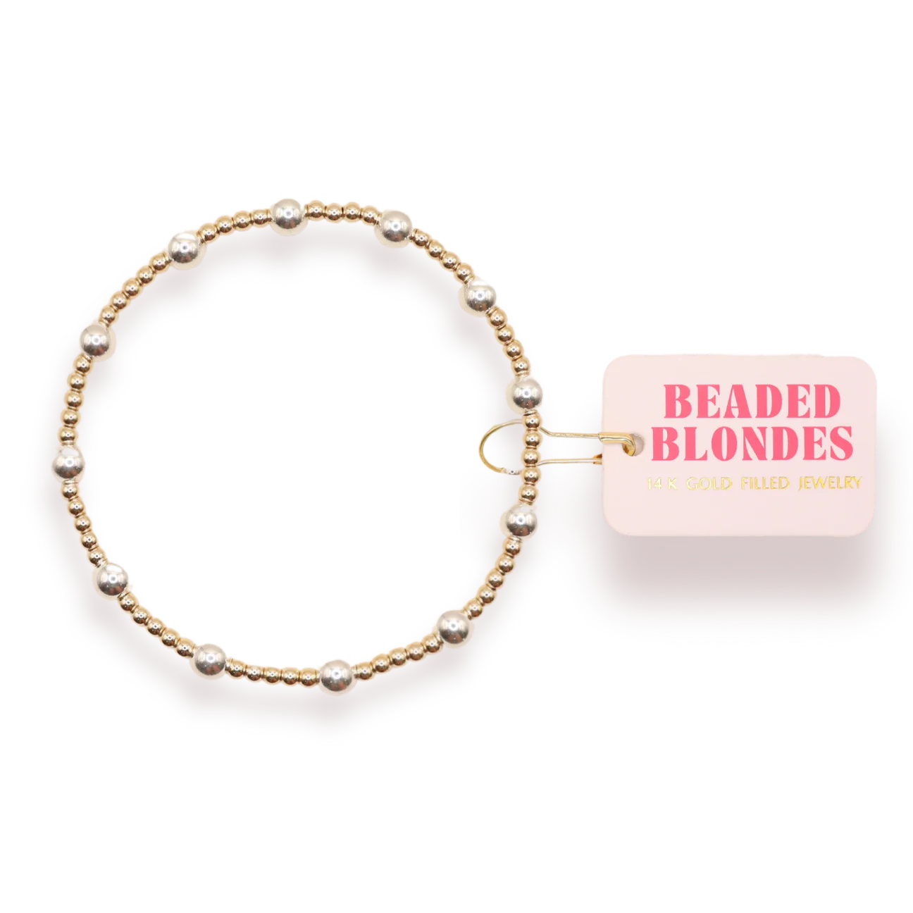 Lively Bracelet in Gold with Silver