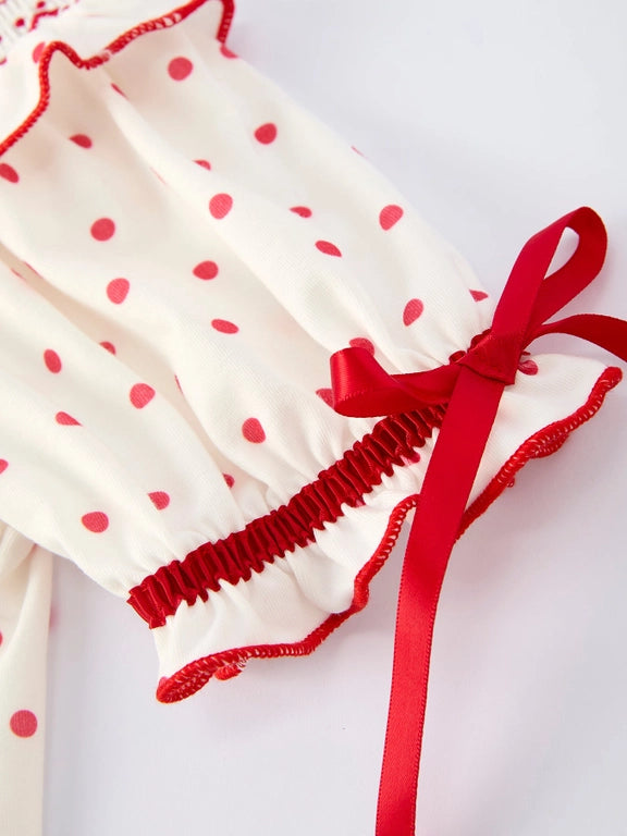 Valentine's Day Polka Dot Dress