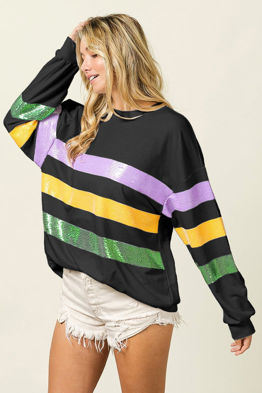 Mardi Stripe Top