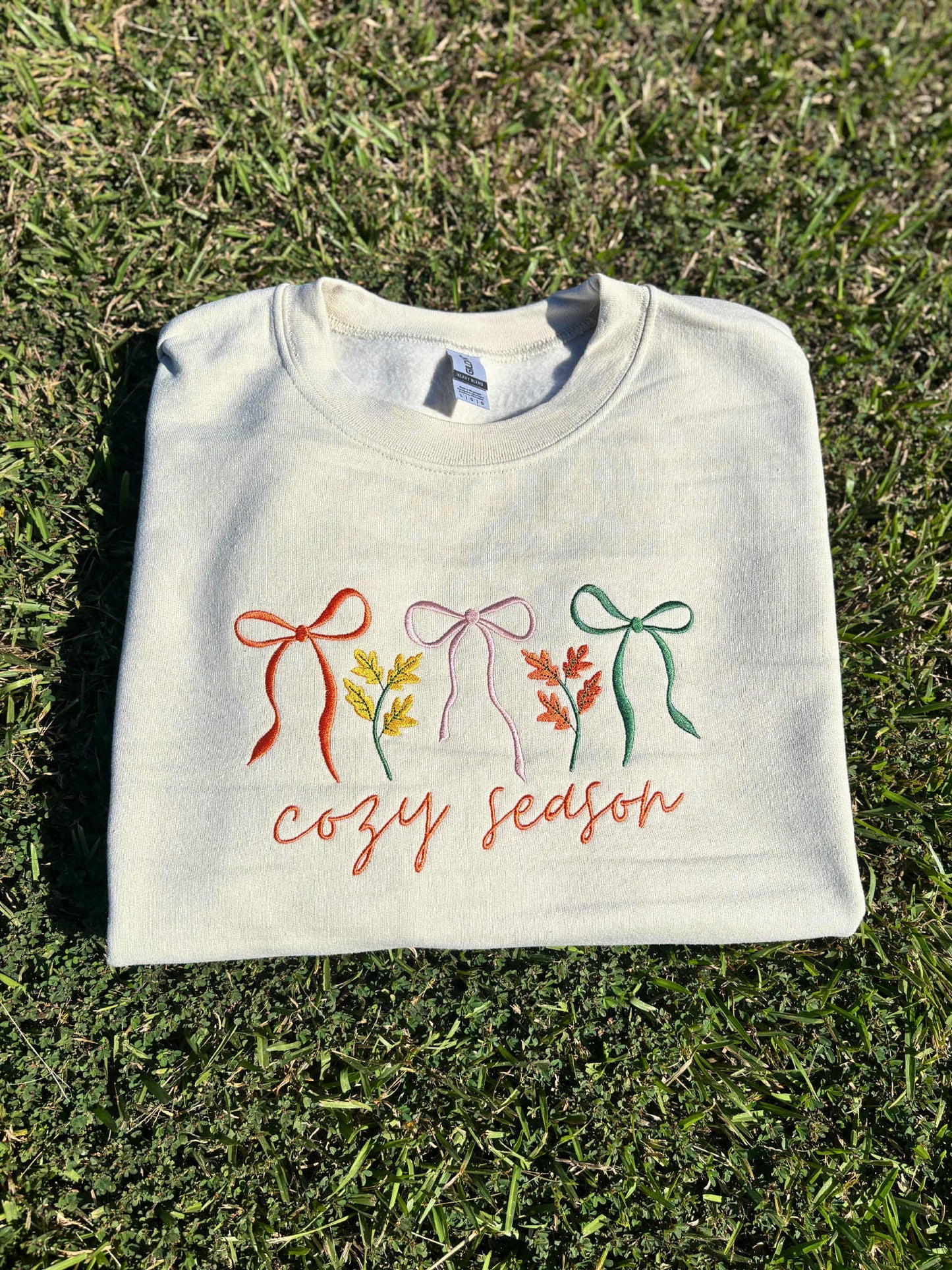 Cozy Season Embroidered Sweatshirt