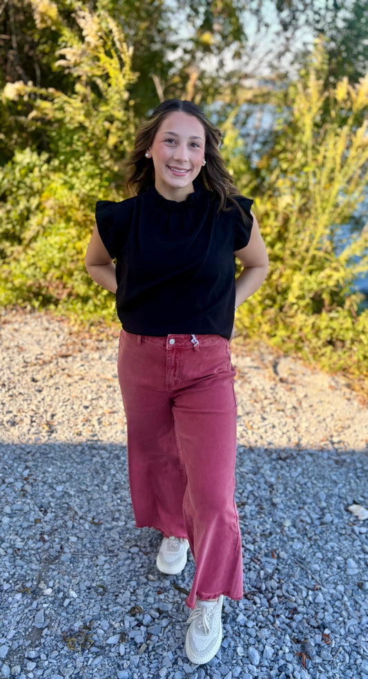 Amelia Frayed Hem Jeans