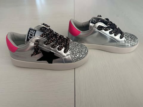 Glitter Star Shoes- IN STOCK