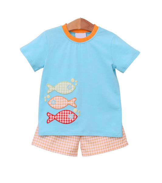 Fish Trio Short Set