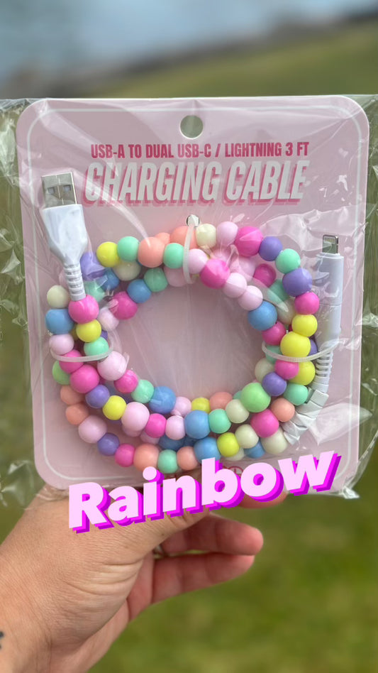 Stocking Stuffer Beaded Charging cables