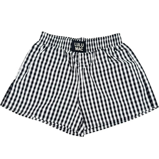 Lulu Mac Gingham Boxer Shorts