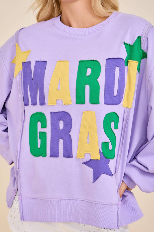 Mardi Gras Pullover