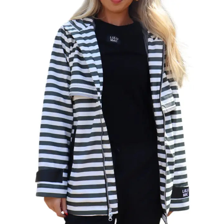 Lulu Mac Stripe Raincoat