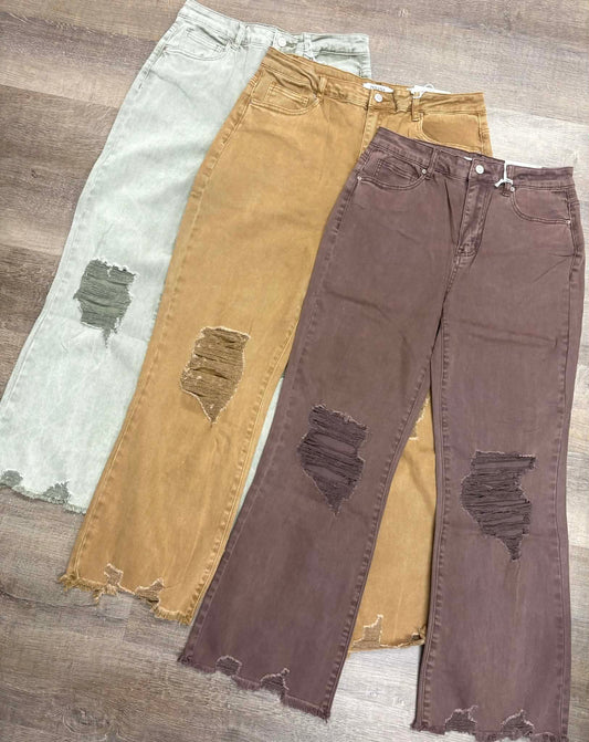 Camielle high waisted distressed Jeans