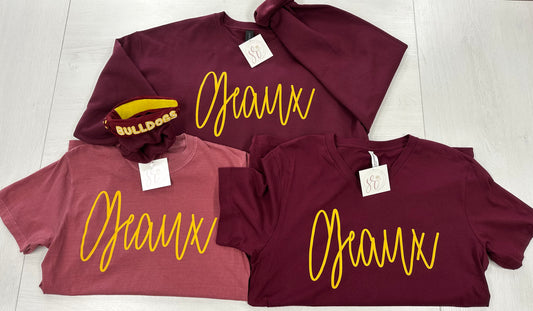Maroon Geaux Shirts