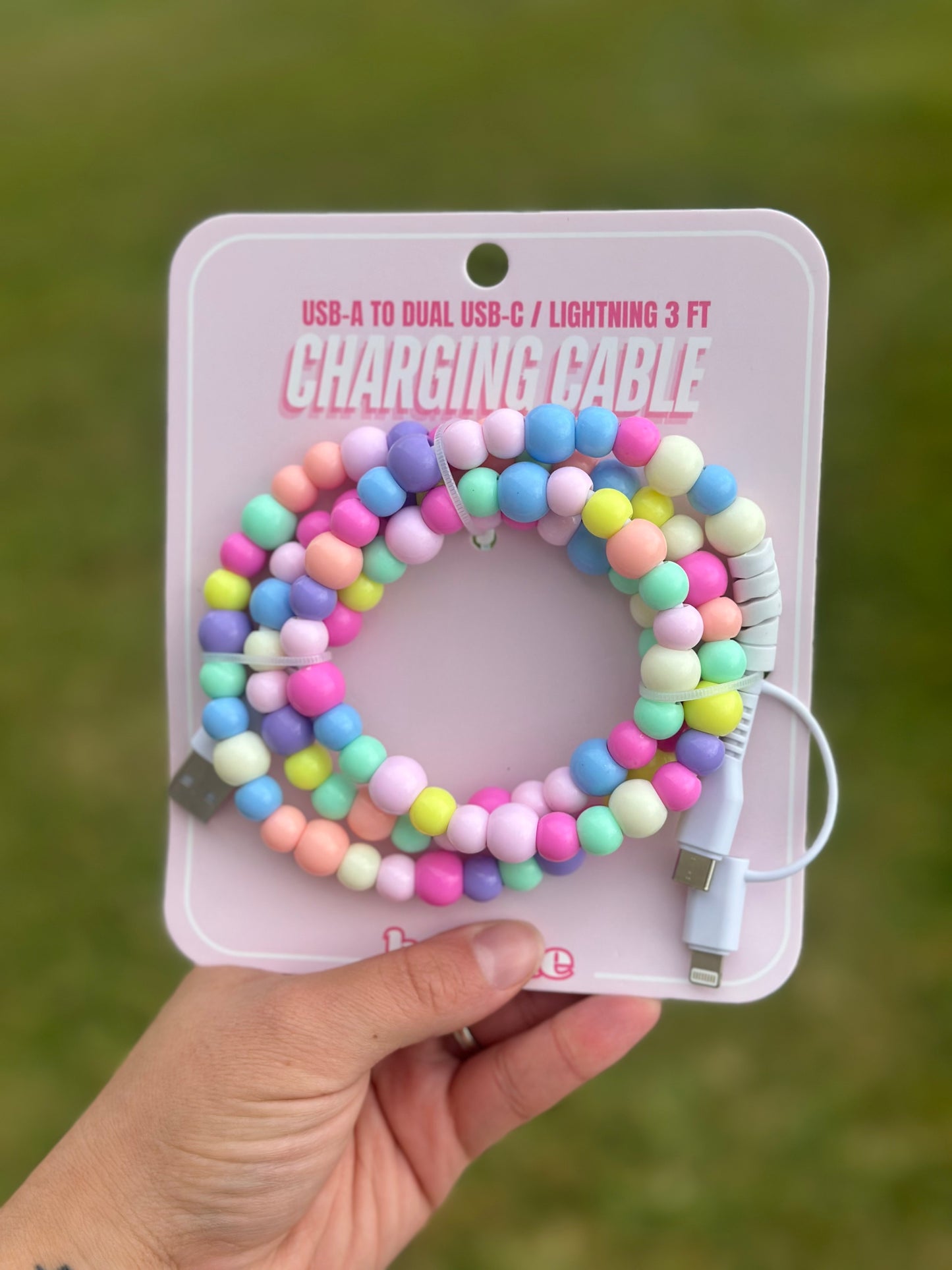 Stocking Stuffer Beaded Charging cables