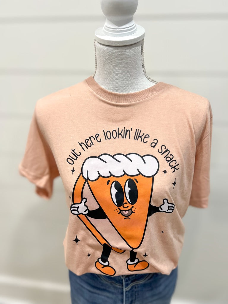 Pumpkin Pie Snack Shirt- Bella + Canvas