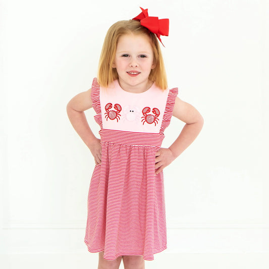 Crab Ruffle Dress