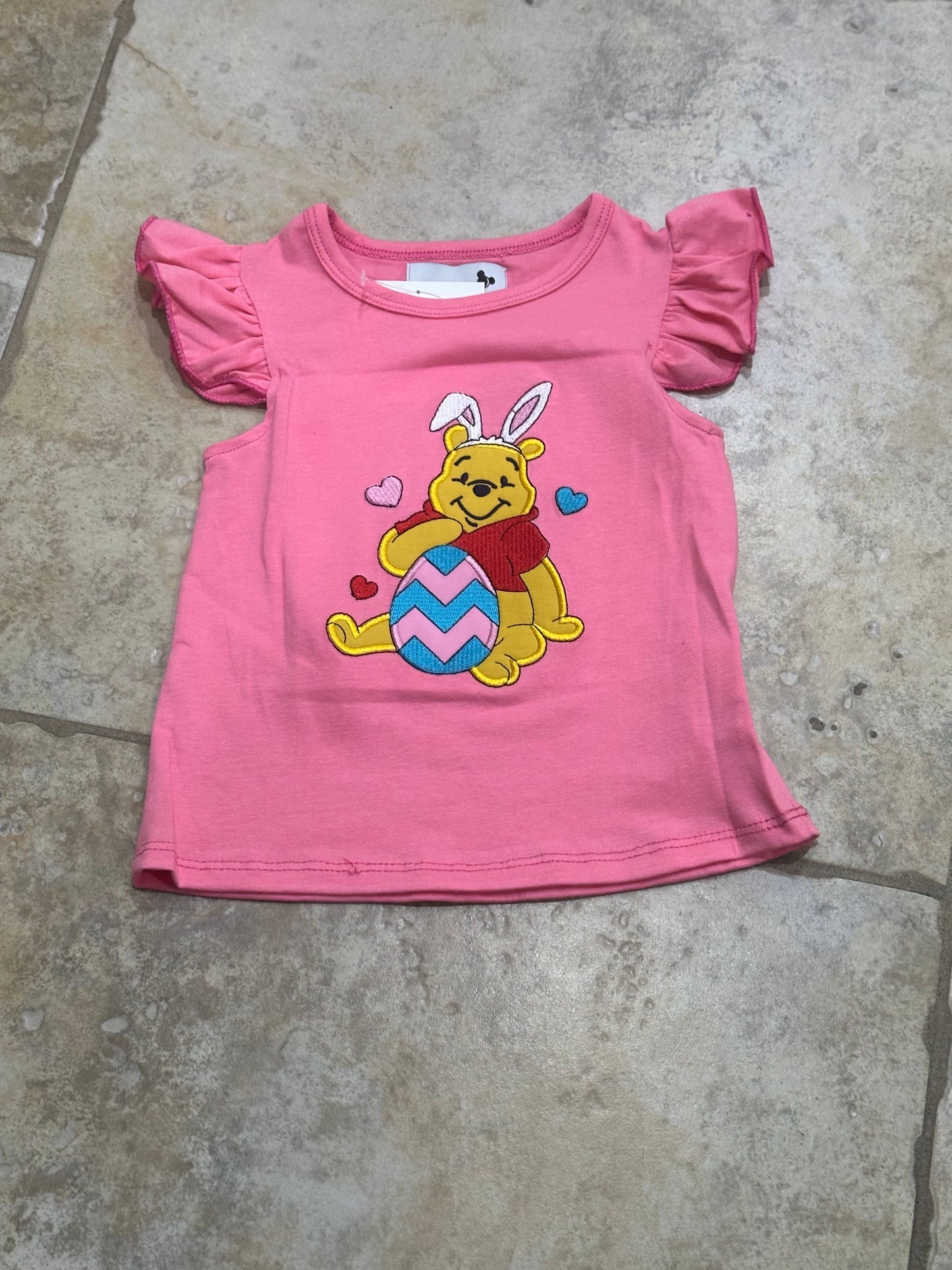 Pooh Easter Applique Shirt