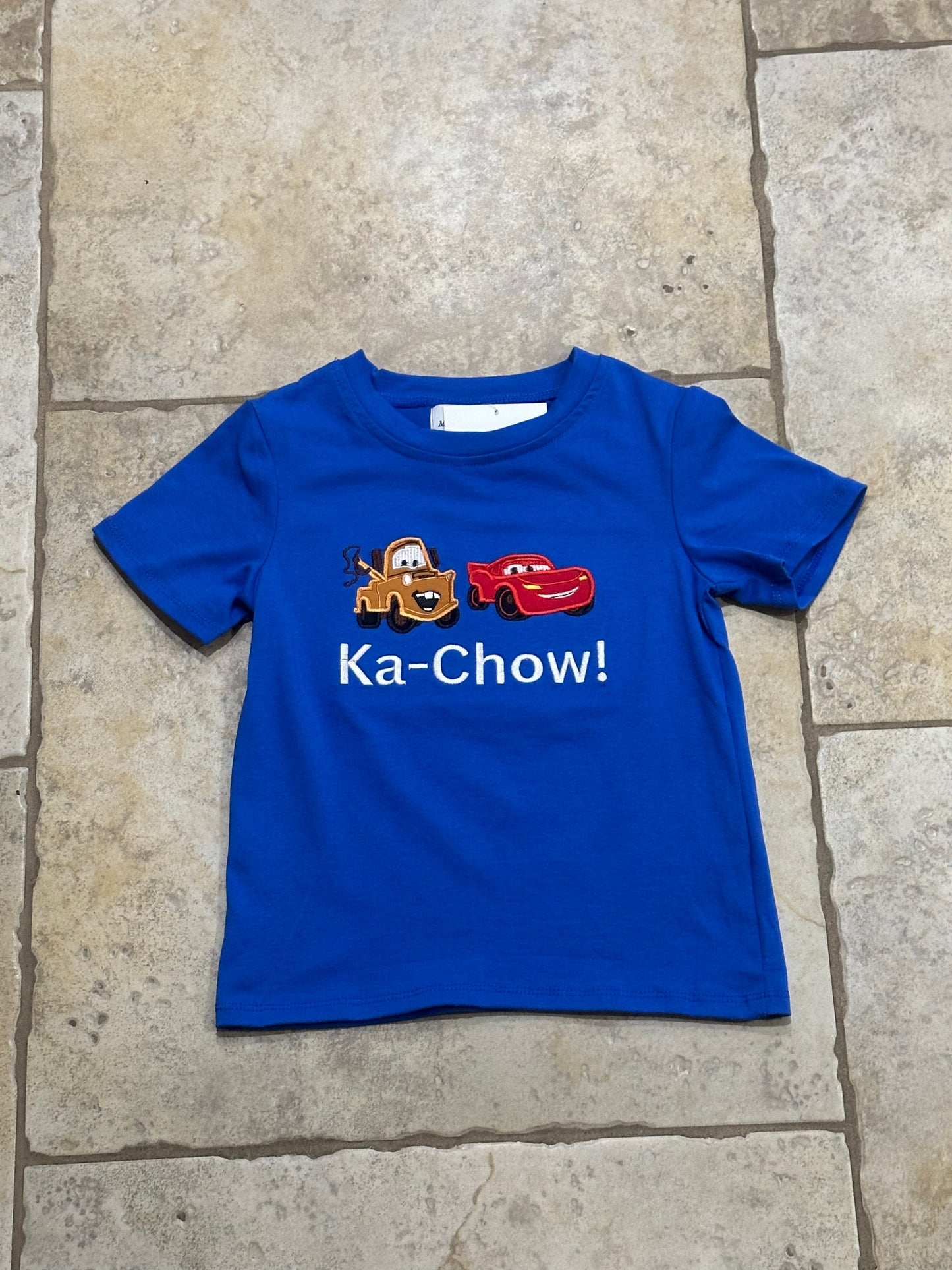 Ka-Chow Applique Shirt- RTS