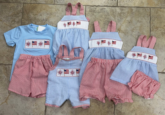 Fourth of July Smocked Collection-RTS