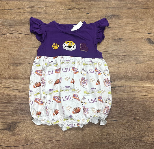 Purple & Gold Game Day French Knot Collection