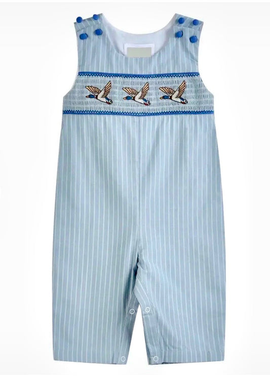 Mallard Duck Smocked Romper