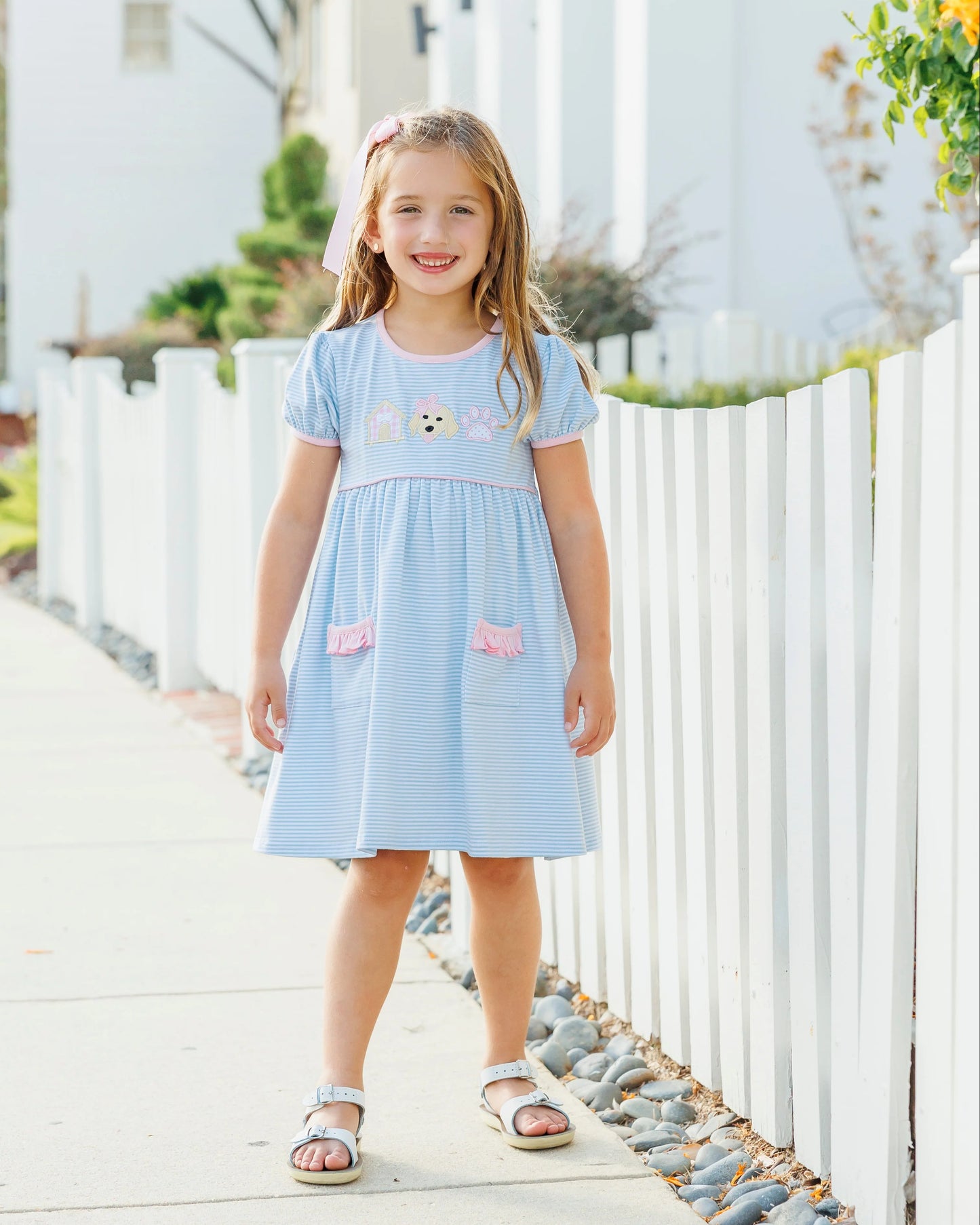 Pups & Paws Ruffle Pocket Dress