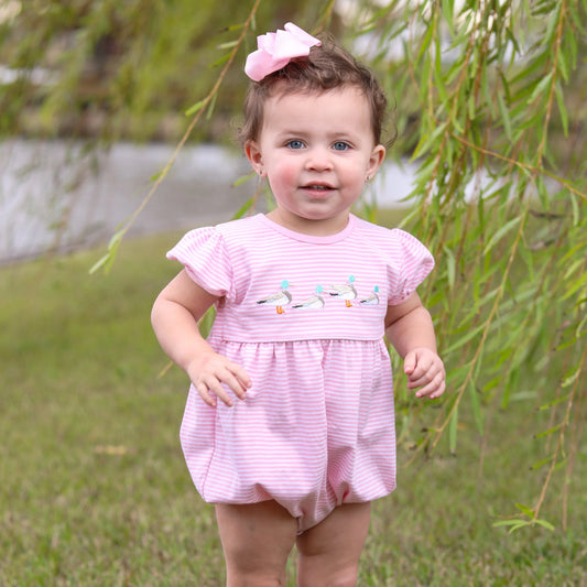 Mallard Embroidery Bubble- Pink