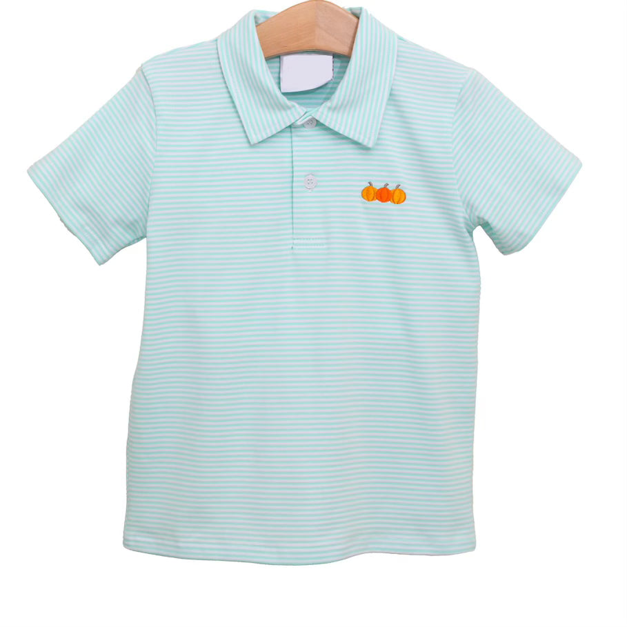 Mini Embroidery Pumpkin Polo