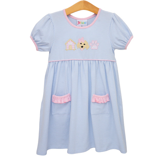 Pups & Paws Ruffle Pocket Dress