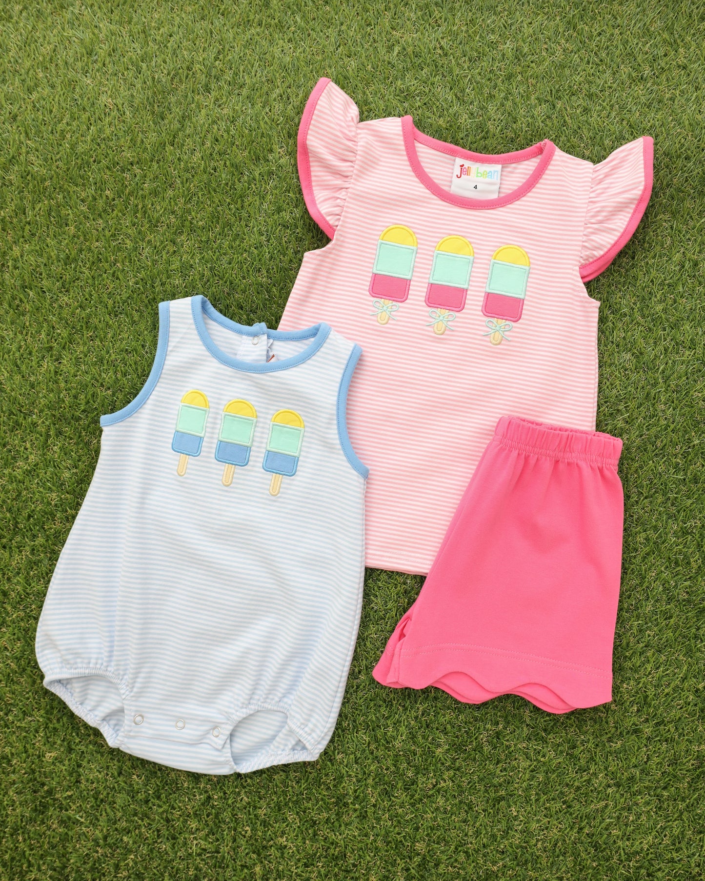 Sunshine Pops Scallop Short Set