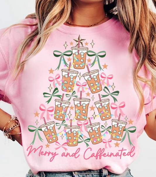 Merry and Caffeinated Tee