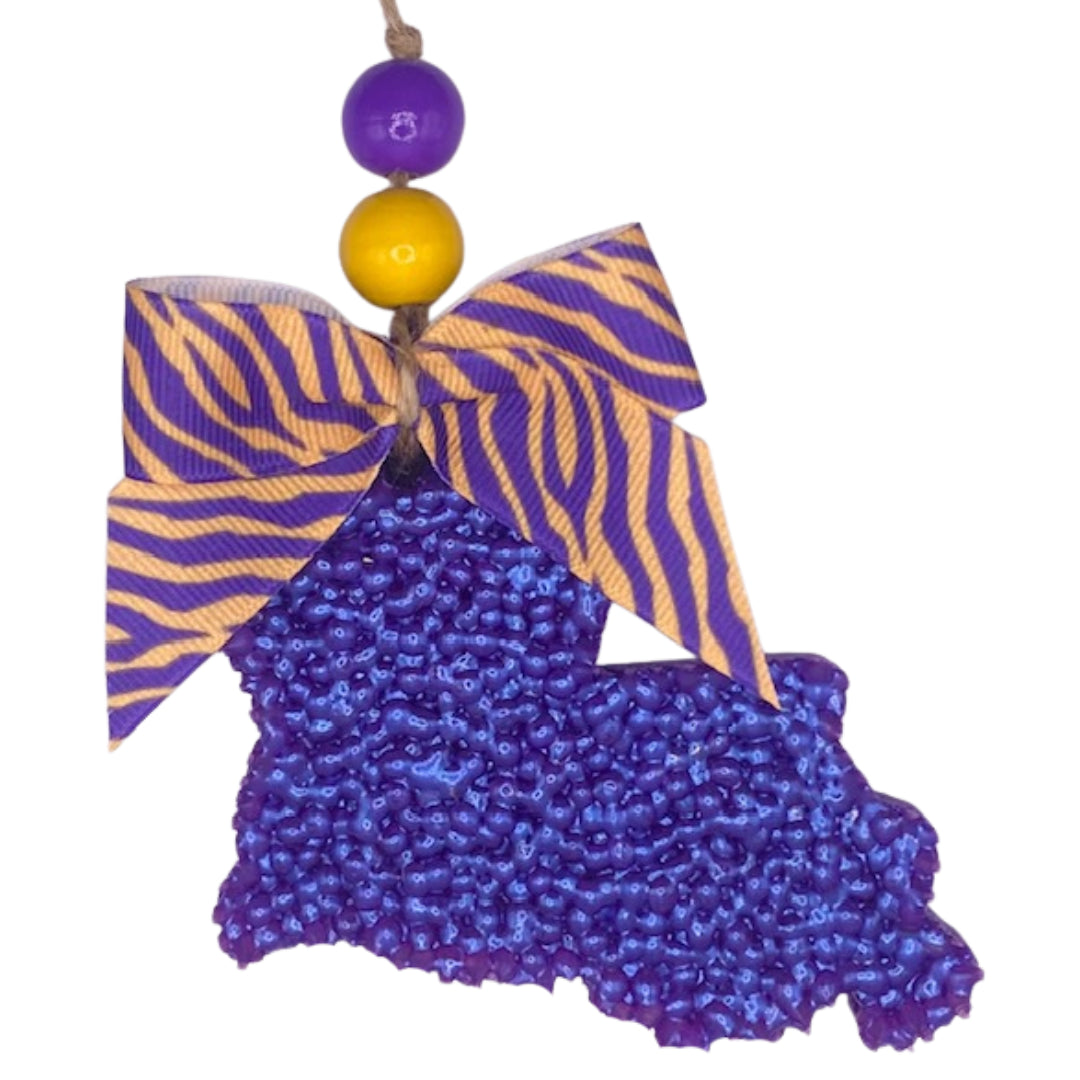 Beaded Tiger Louisiana Freshie