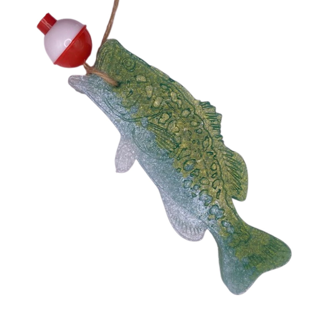 Bass Fish with Bobber Air Freshie
