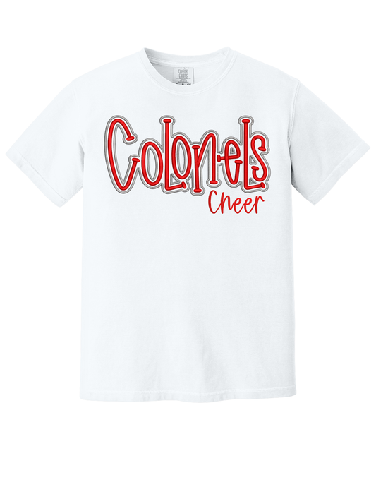 Colonels Cheer Puff Embroidery Preorder