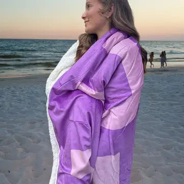 Lulu Mac Blanket- Purple