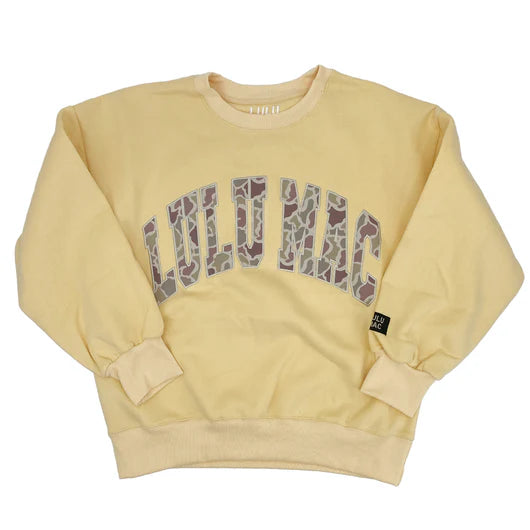 Lulu Mac Camo Logo Sweatshirt