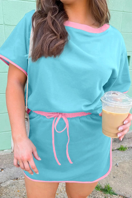 Stay A While Skort Set- Curvy