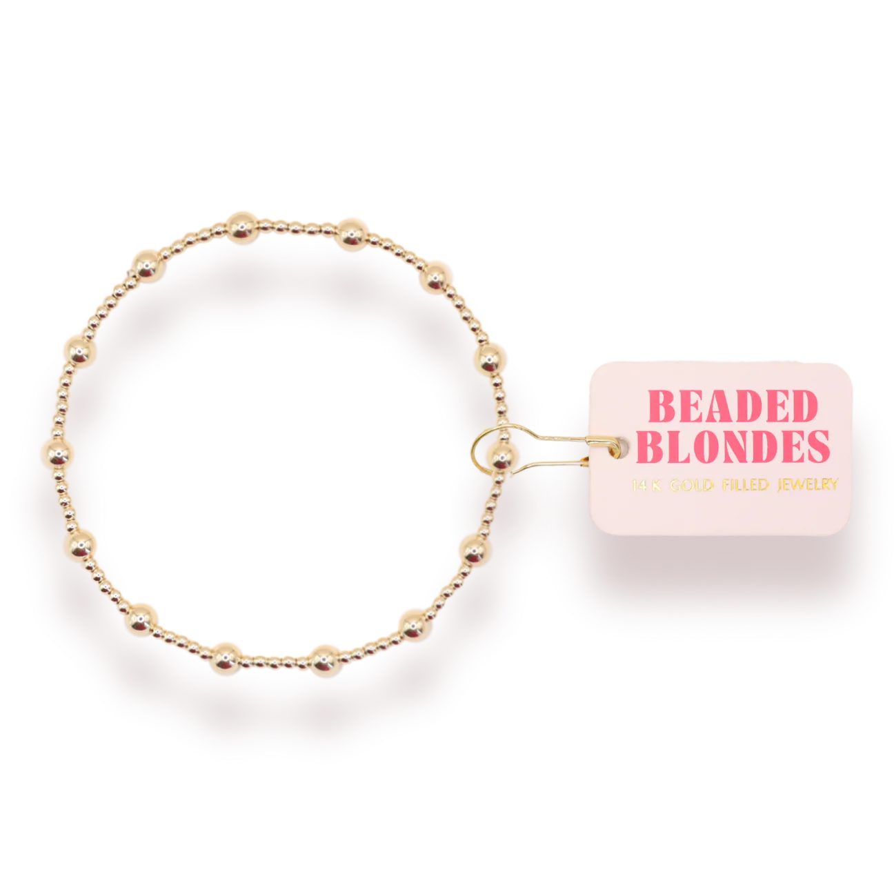 Beaded Blondes June Bracelet in Gold