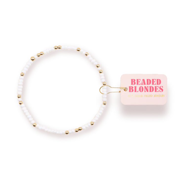 Beaded Blondes Luster Sprinkle Bracelet