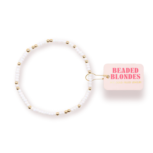 Beaded Blondes Luster Sprinkle Bracelet