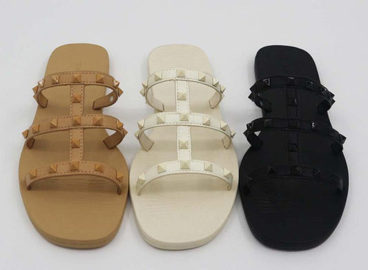 Studded Strap Sandals